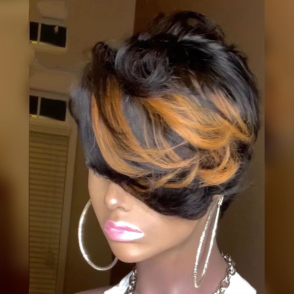 Gradient Short Blond Wig